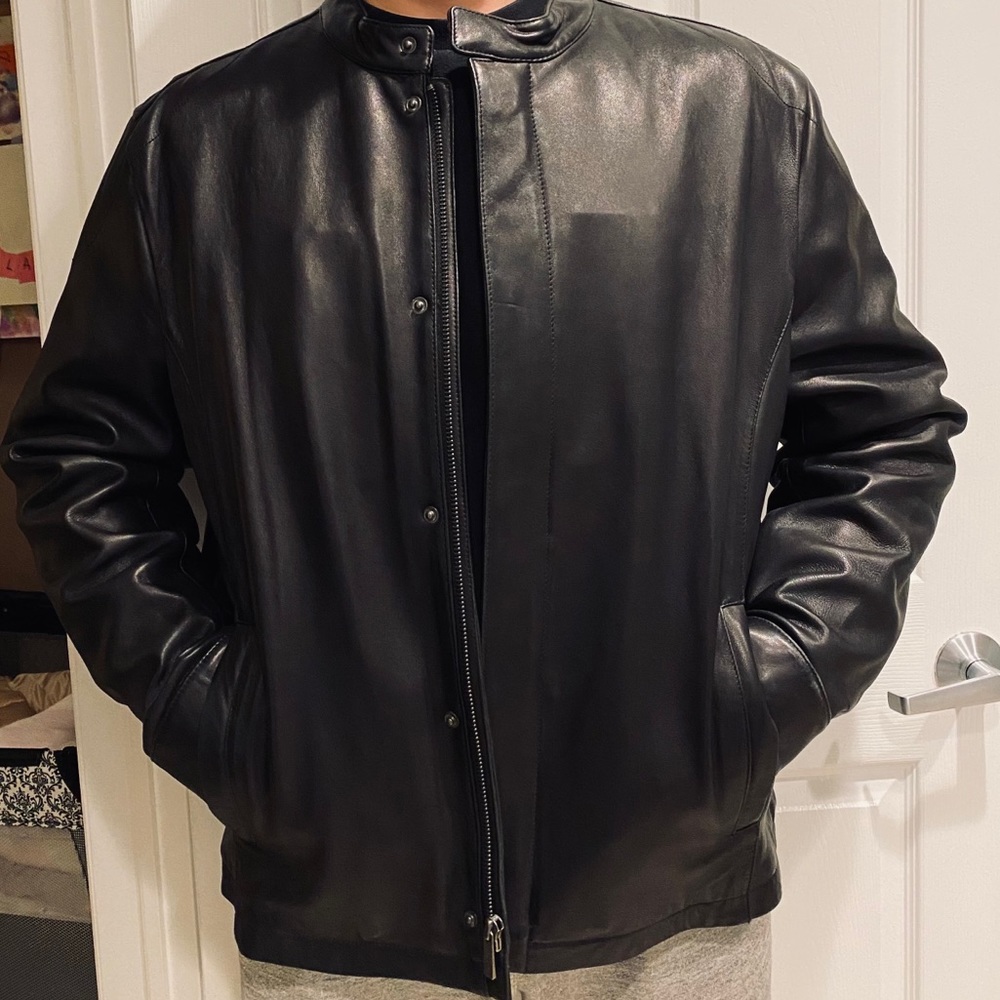 Calvin Klein leather jacket